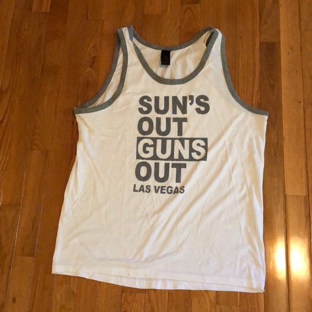 Sun’s Out Gun’s Out Las Vegas lifting tank